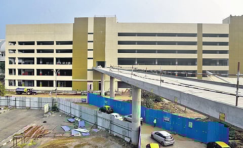 A view of the multi-level car parking facility at the airport | Martin Louis