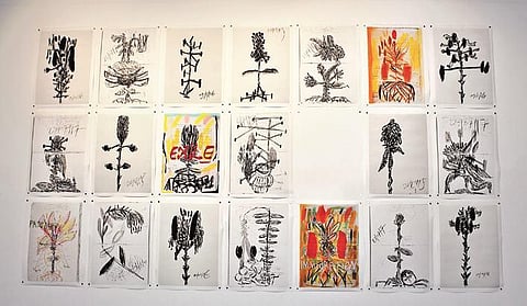 Prints of sketches by Dadoune.