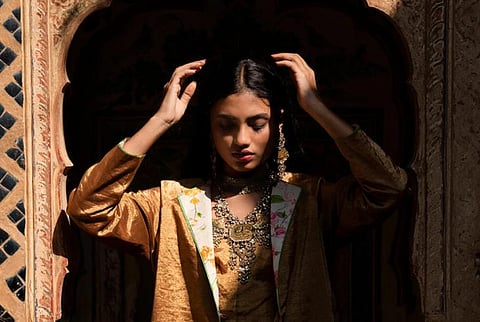 Over the years, Anavila has experimented not just with linen, but has also used zari borders on jamdani and khatwa weaves. (Photo | Anavila website)