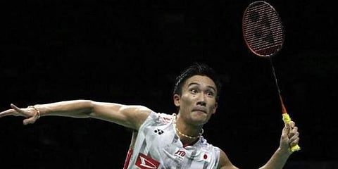 Shuttler Kento Momota of Japan(Photo | AP)