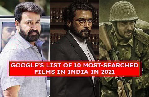 As the year is drawing to a close, Google has released the lists of 10 most-searched films in India in 2021. Check out the complete list.