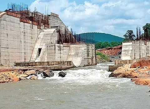 The Deo Irrigation Project in Mayurbhanj district. (Photo | Express)