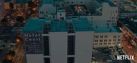 A still from 'Crime Scene: The Vanishing at the Cecil Hotel'. (YouTube Screengrab)