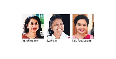 Shama Mohammed, Jebi Mather, Nisha Purushothaman may figure in Congress candidates’ list for Kerala polls