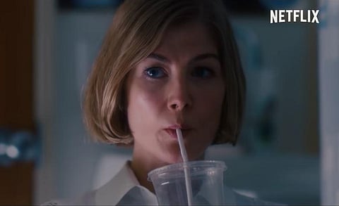 Rosamund Pike in Netflix movie 'I Care A Lot'. (Photo | YouTube Screengrab)