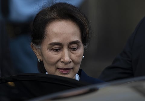 Myanmar leader Aung San Suu Kyi 