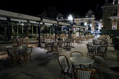 A shut restaurant amid COVID-19 lockdown. (Photo| AFP)