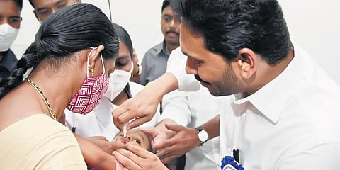 Over 51 lakh given pulse polio drops in Andhra Pradesh