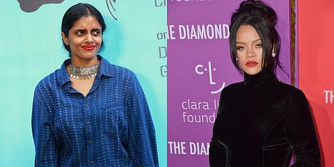 Kani received the award wearing 'Stunna' -- the bright red lipstick brought out by actor-singer Rihanna's cosmetic brand Fenty Beauty. Read here how that's an act of rebellion. (Photos | Facebook, AFP)