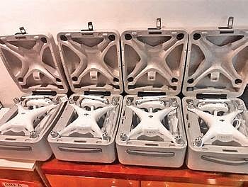 Dubai passenger flies in with four drones, caught