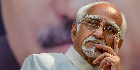 Former Vice President M Hamid Ansari (Photo | PTI)