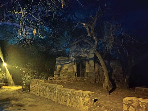 The Bhuli Bhatiyari Ka Mahal at Jhandewalan near Karol Bagh.