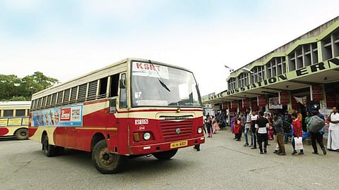 Representative image of a KSRTC bus.