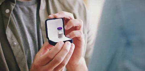 Pfizer suggests COVID vaccine as 'perfect gift' for valentine's day in parody ad on Jimmy Kimmel show