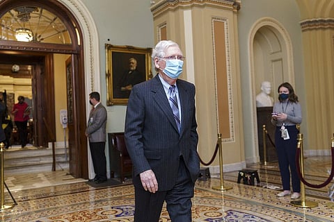 Senate Minority Leader Mitch McConnell. (Photo | AP)