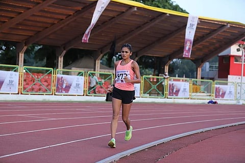 Racewalker Priyanka Goswami (Photo | Ministry of Railways)
