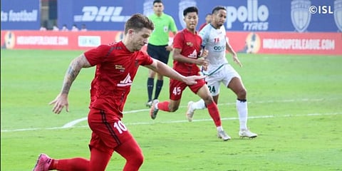 Odisha FC's Fede Gallego was awarded the Hero of the Match. (Photo | ISL Twitter)