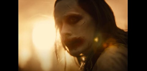 Jared Leto as 'Joker' from Snyder Cut, Justice League. (Photo | Video Screengrab)