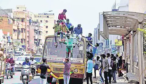 CHENNAI: Over 5,000 government buses, of eight State transport corporations, haven’t been used since the lockdown, apparently due to the soaring fuel prices. Though the government denied it, official