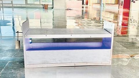 SAFE, the self-sanitising bench, can be installed in public space across hospitals, parks, malls, and other outdoor spaces