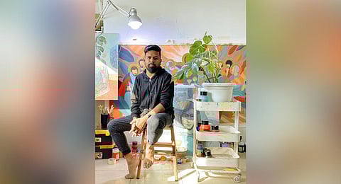 Head in the colours