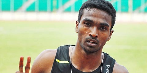 Arokia Rajiv, former national record holder in the men's 400m. (File Photo |  R Satish Babu, EPS)