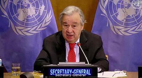 UN Secretary-General Antonio Guterres (Photo | AP)