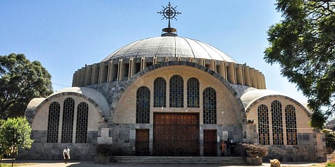 The Church of St. Mary of Zion is seen in Axum, in the Tigray region of Ethiopia. (Photo | AP)