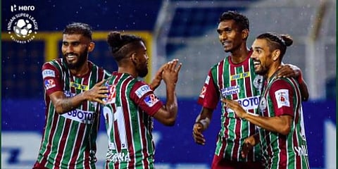 ATK Mohun Bagan players (Photo | Twitter @IndSuperLeague)
