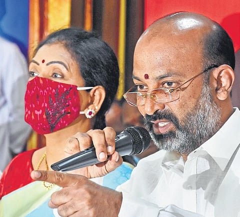 BJP State chief Bandi Sanjay Kumar (File photo| EPS/RVK Rao)