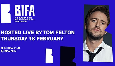 British Independent Film Awards shared the news on Twitter. (Photo | BIFA Official Twitter)