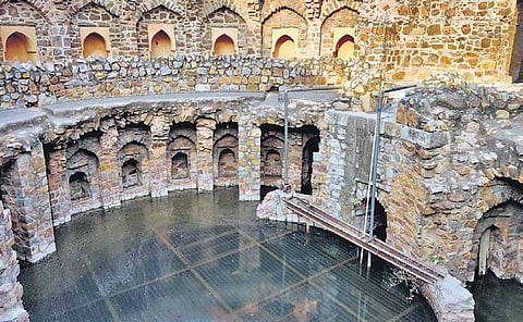 Baoli at Feroz Shah Kotla