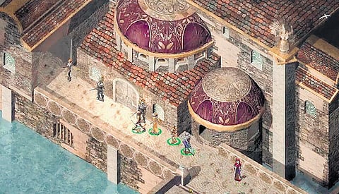 A scene from the game.