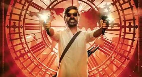 Dhanush in a poster of 'Jagame Thandhiram.' (Photo | Movie Poster)