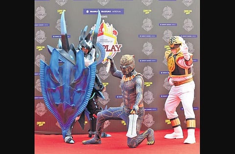 Cosplayers at Delhi Comic Con 2019 edition.