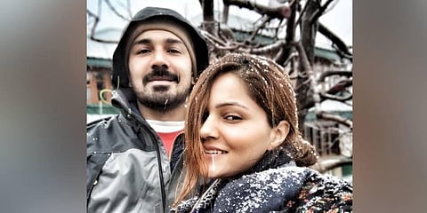 Rubina Dilaik and husband Abhinav Shukla (Photo | Instagram)