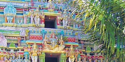 Lord Siva’s Nandi worshipped Lord Vishnu at this temple