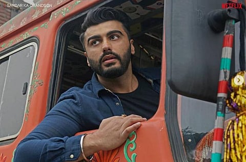 Arjun Kapoor in a still from 'Sardaron ke Grandson' (Photo | Arjun Kapoor, Instagram)
