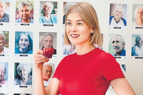Rosamund Pike in a still from 'I Care A Lot'