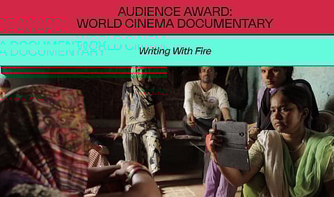 A still from the movie 'Writing with Fire'. (Photo | SUNDANCE FILM FESTIVAL 2021 Twitter)