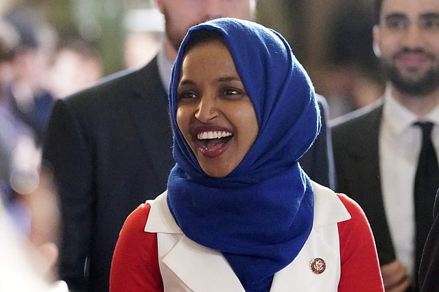 The first Somali-American to serve in the US House, the DFL leader was an ardent critic of the immigration policies of the Trump administration. When Donald Trump tweeted that lawmakers should 'go back' to their countries if they want to criticize the US, he was referring to Omar and her fellow congresswomen Alexandria Ocasio-Cortez of New York, Rashida Tlaib of Michigan and Ayanna Pressley of Massachusetts — four freshmen women of color. (Photo| AP)