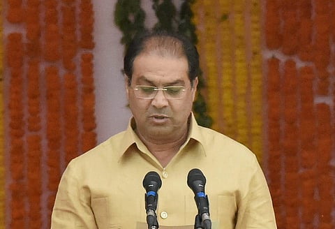 Yogi Adityanath’s lone Muslim minister, Mohsin Raza. (Filep photo | PTI)