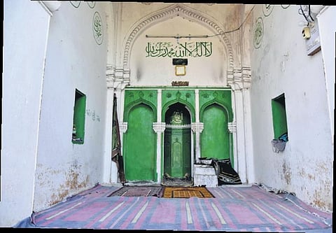 An inside view of the Jinn ki Masjid | VINAY MADAPU