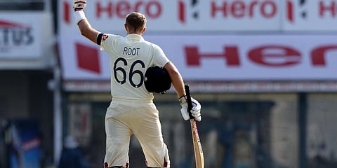 England's Joe Root during Day 1 of the 1st Test match vs India in Chennai. (Photo| ANI)