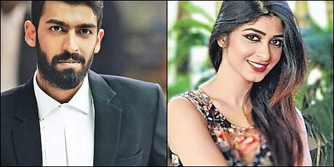 Actors Vinay Rajkumar and Aditi Prabhudeva