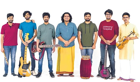 Members of the band Project MishraM.