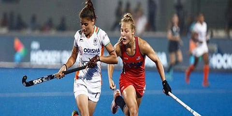 Indian Women's Team forward Sharmila Devi (Photo | Hockey India)