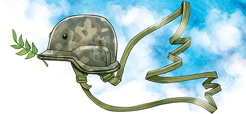 At various times, there have been demands by different segments to limit the Army’s role in J&K or withdraw it altogether. (Express Illustrations | Amit Bandre)
