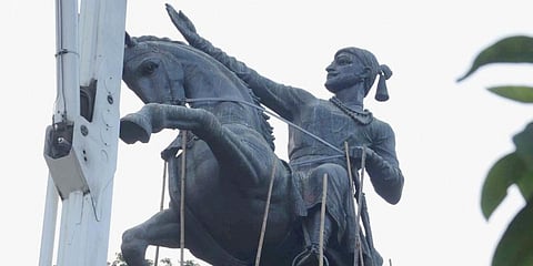 Image of a statue of Chhatrapati Shivaji Maharaj used for representation. (File Photo | PTI)