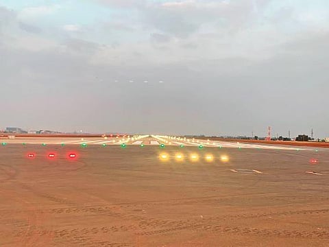The south runway at KIA